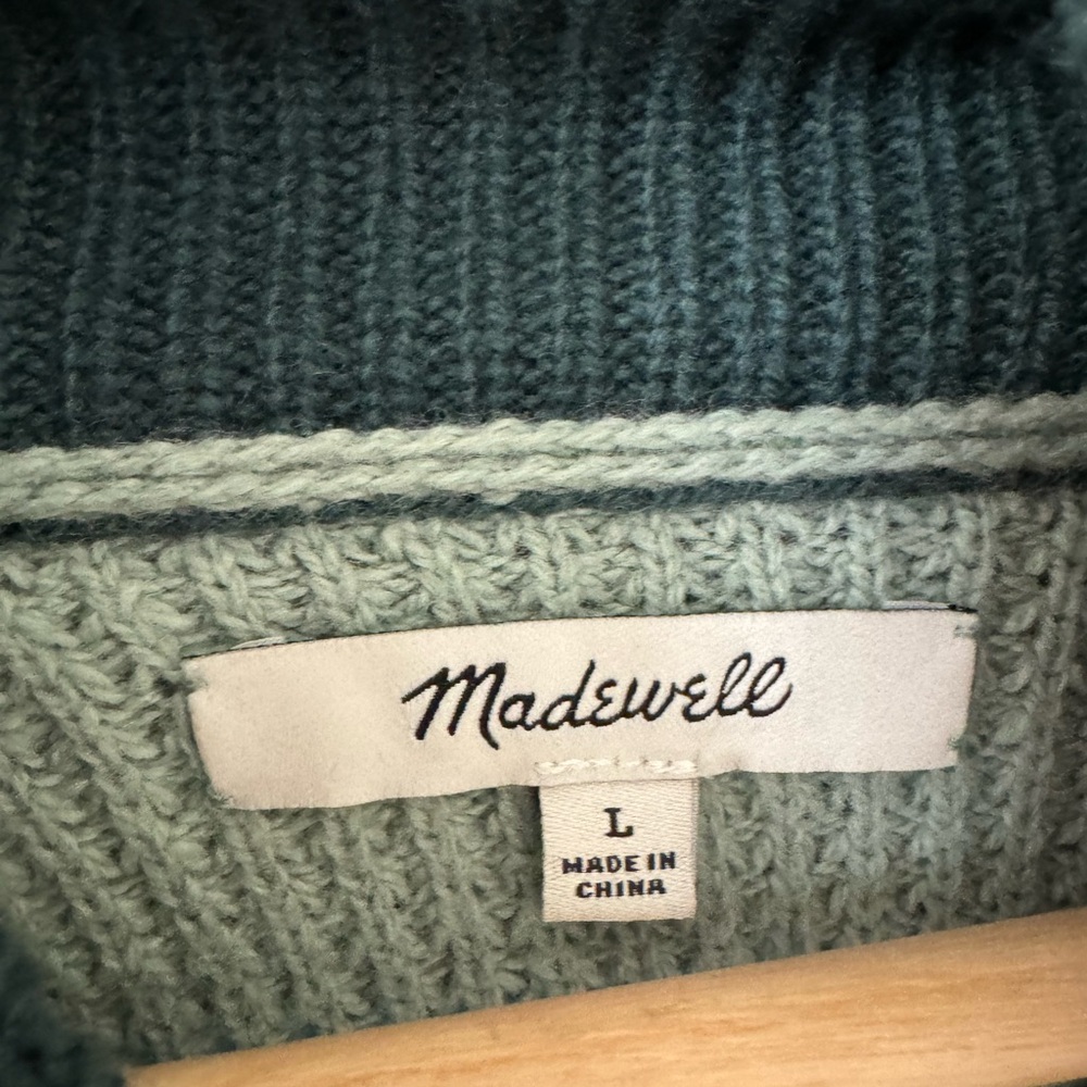 Madewell Open Back Sweater